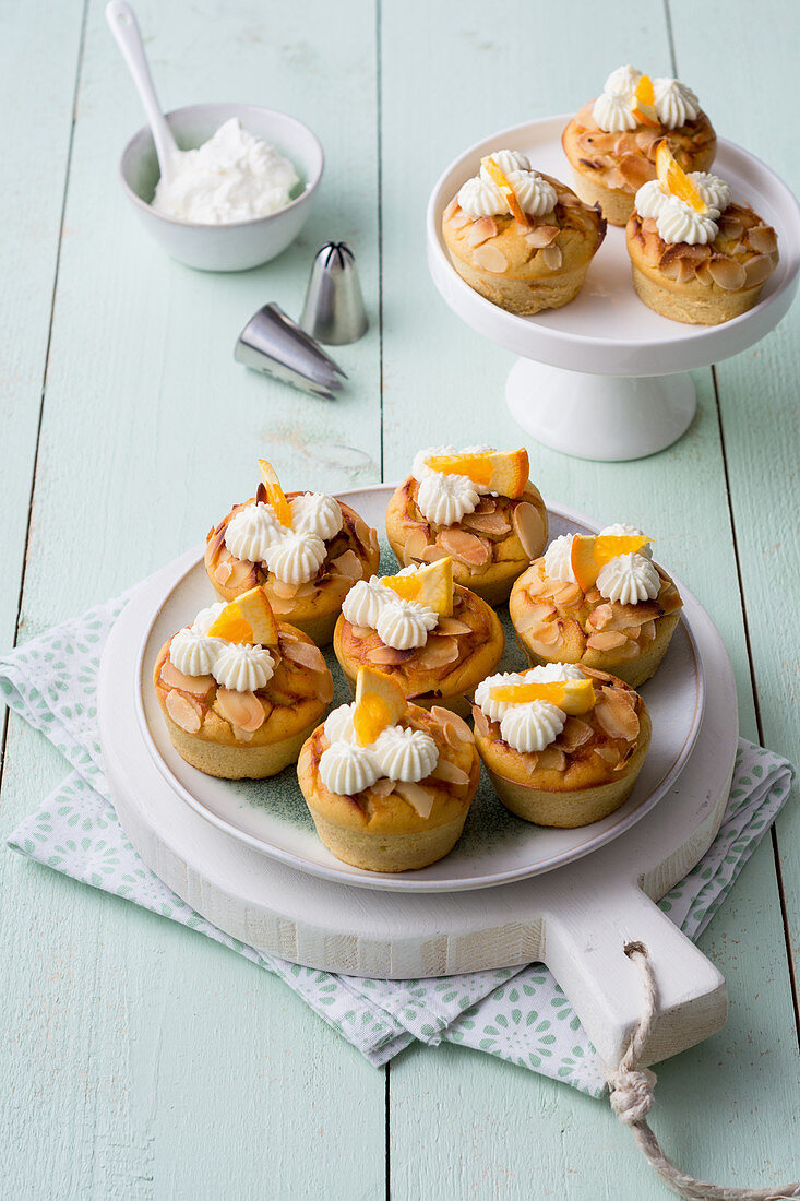 Ricottamuffins mit Orange und Mandeln (Low Carb)