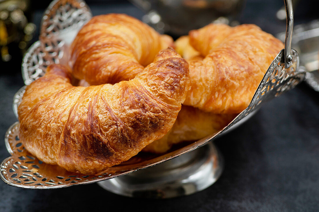 Französische Croissants zum Frühstück