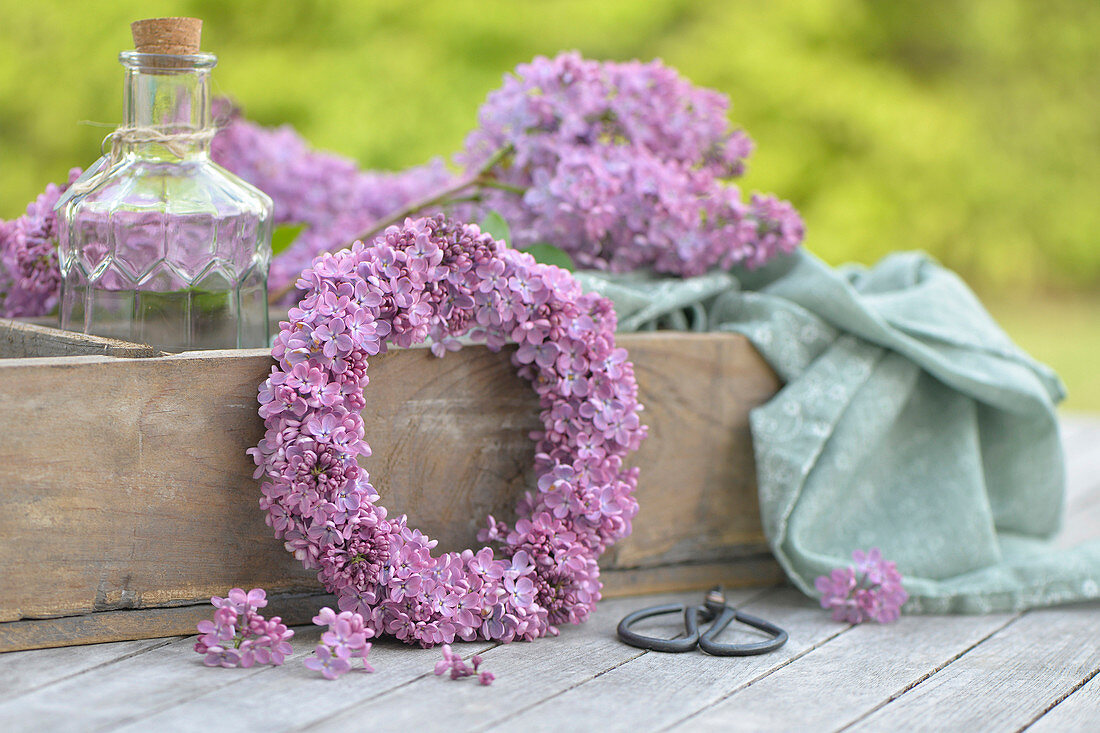 Lilac wreath