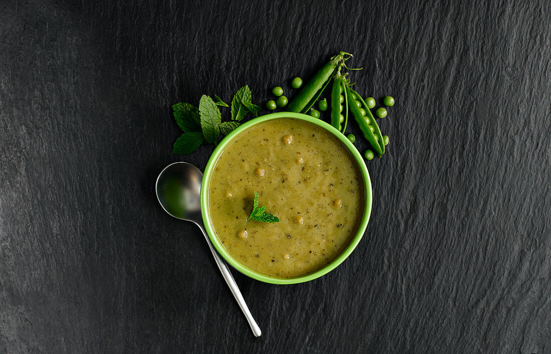 Pea and Mint Soup