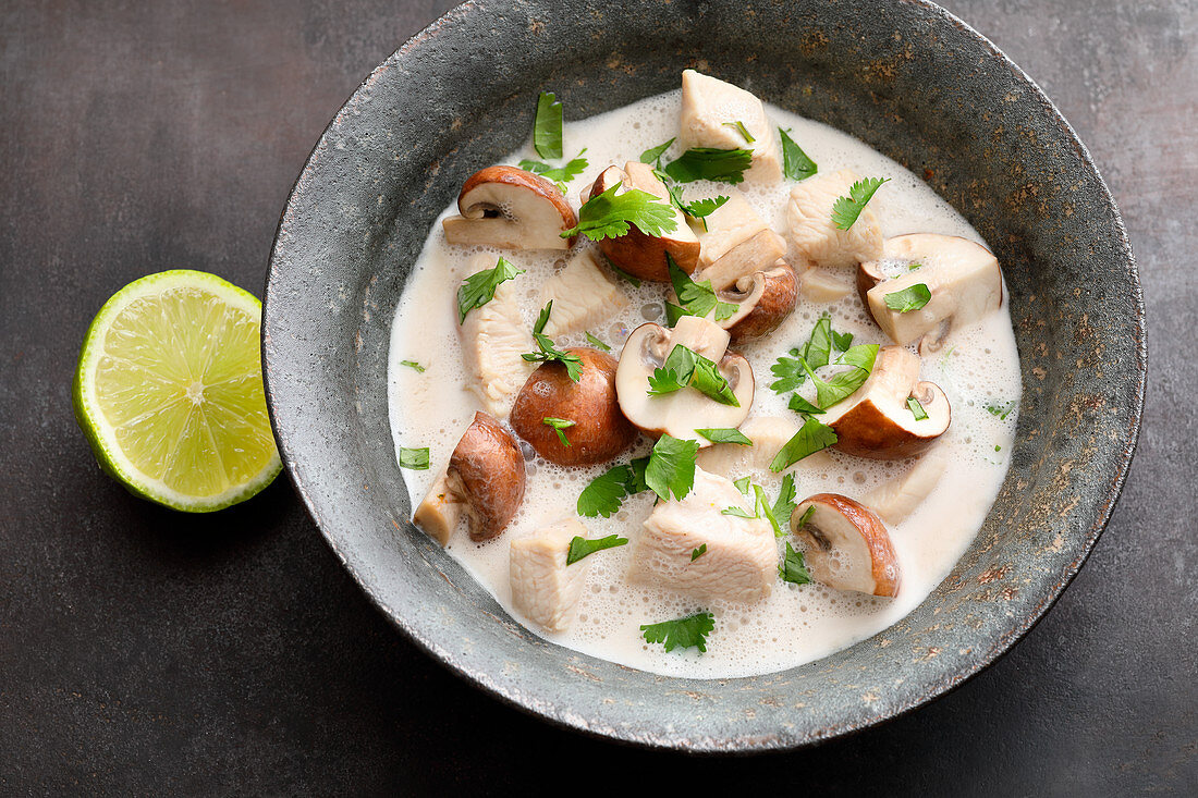 Tom Kha Gai – Thai soup with coconut and chicken