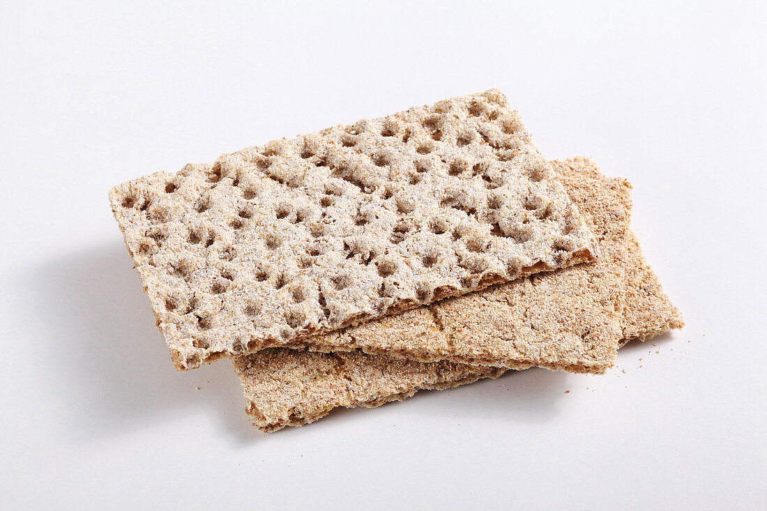 Amaranth crispbreads, with and without sesame seeds