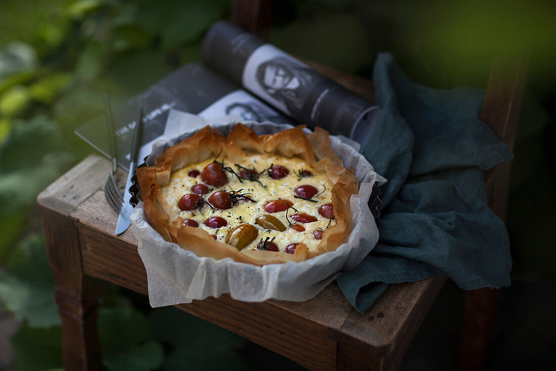 Tomatoes sour tart