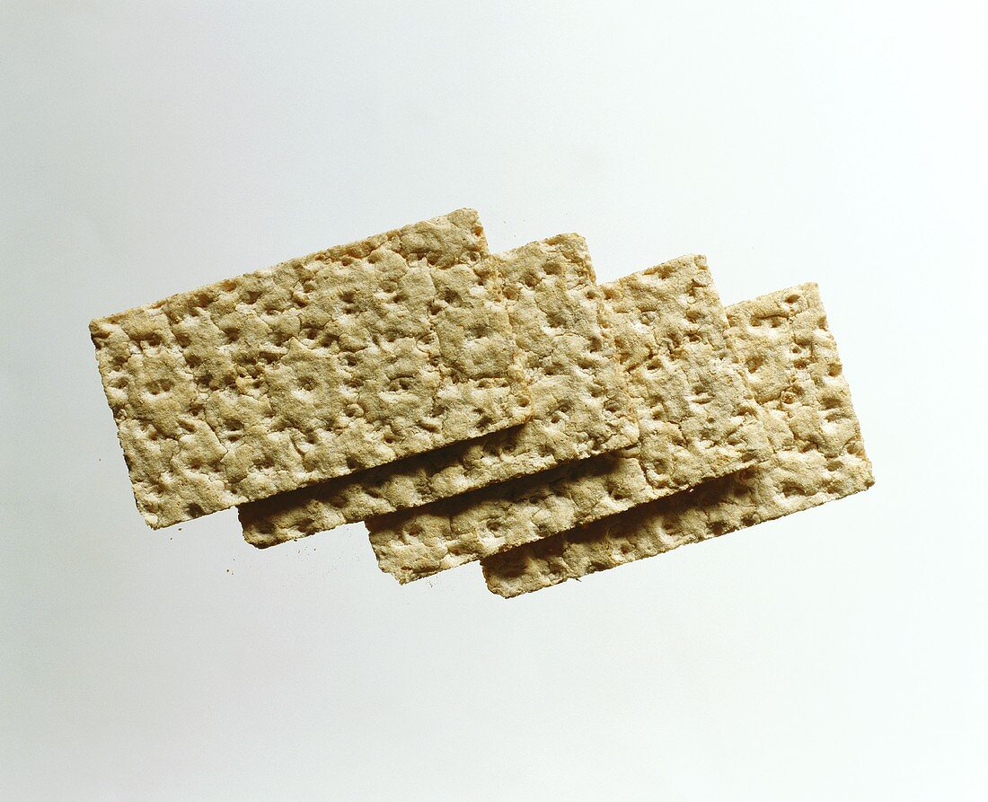 Four pieces of crispbread