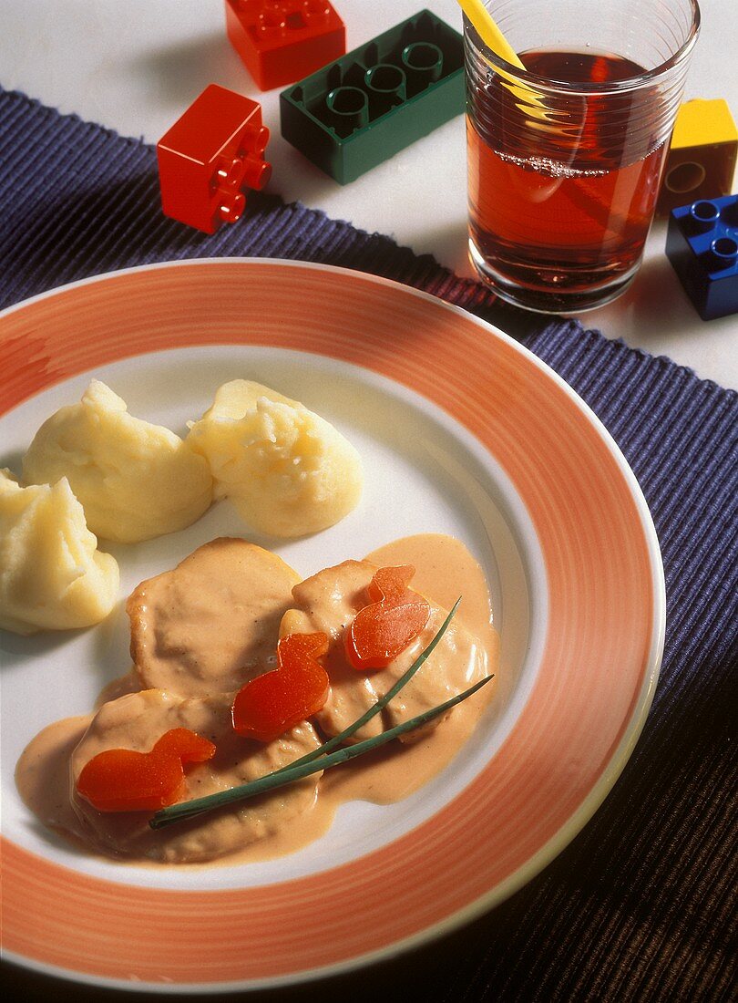 Zwergenschnitzelchen (kleine Hähnchenbrustfilets) für Kinder