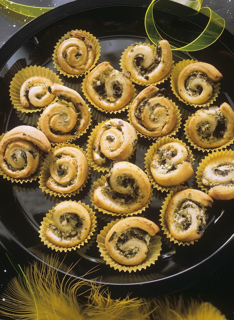 Cheese Swirl Canapes