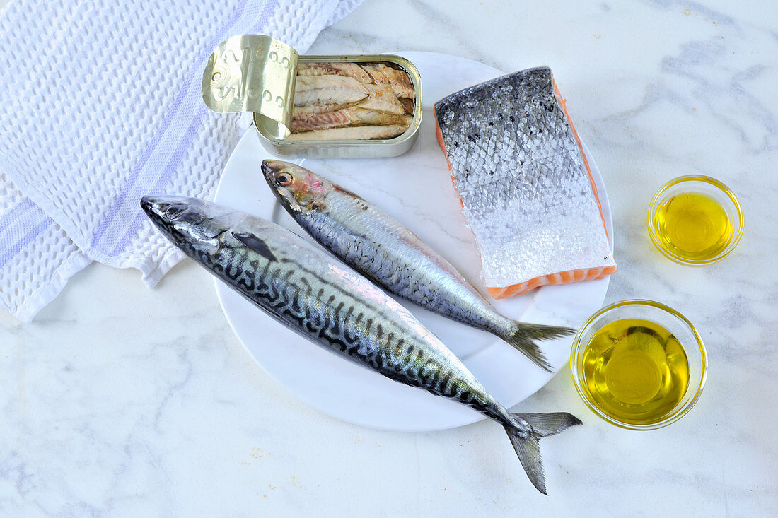 Fische und Olivenöl (Anti-Aging)
