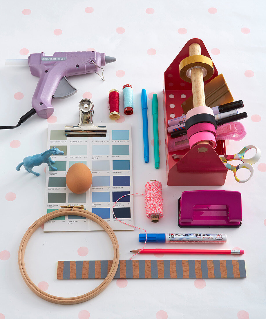 Various craft materials