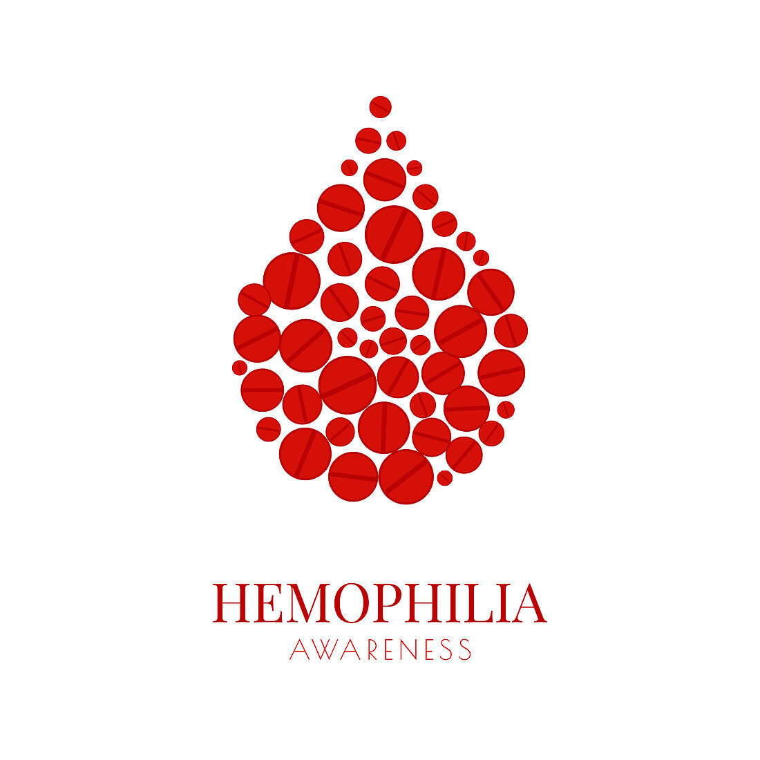 Haemophilia, conceptual illustration