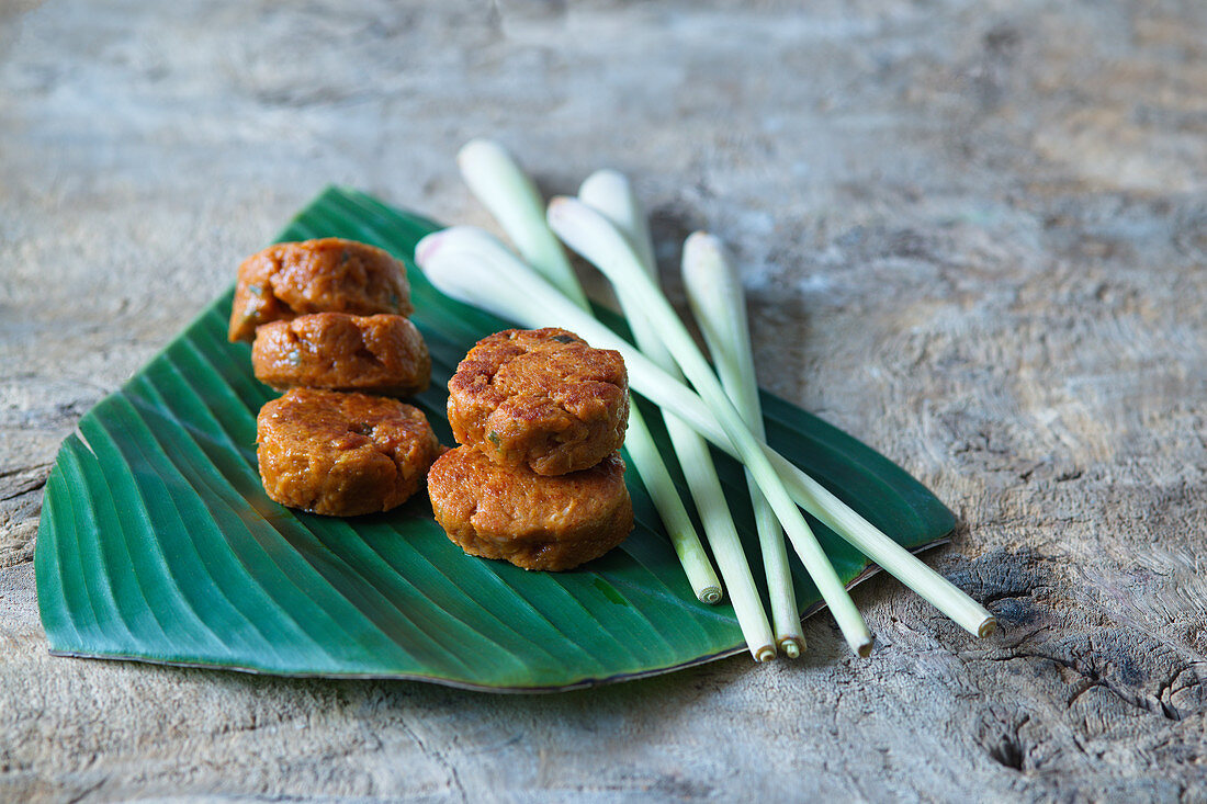 Asian patty with lemongrass