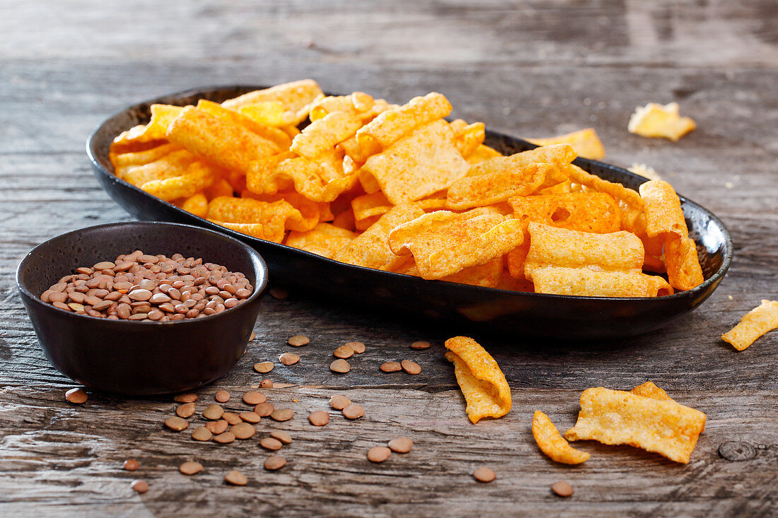 Lentil chips