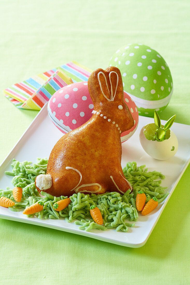 Osterhase auf Fondant-Gras