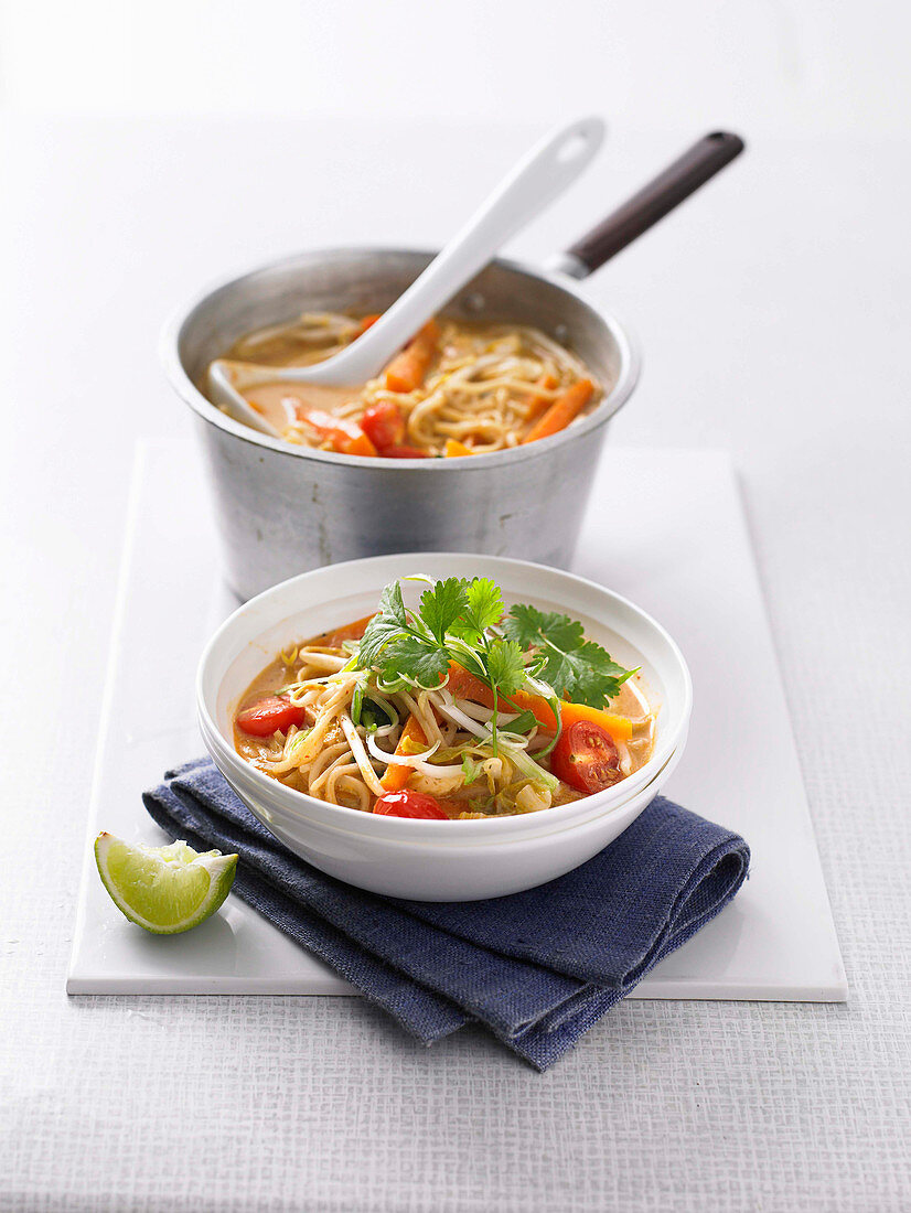 Thai coconut and veg broth