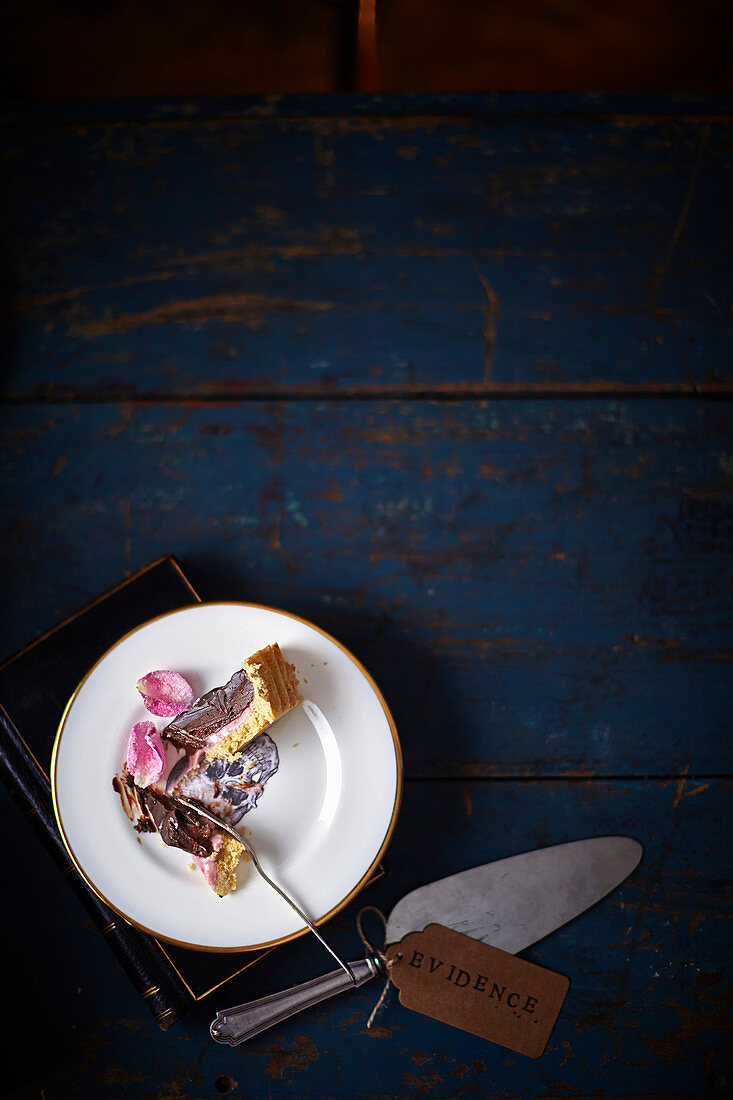 Death-by-chocolate tart for Halloween