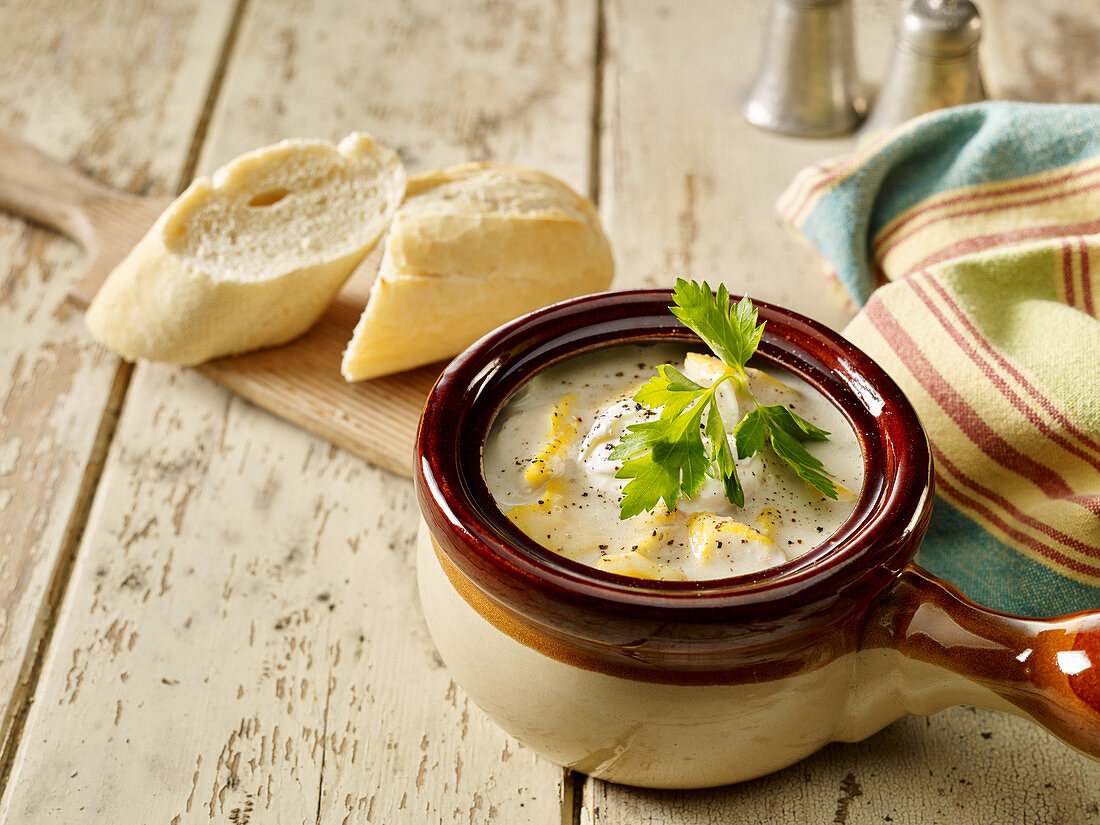Smoked Haddock and Lentil Chowder