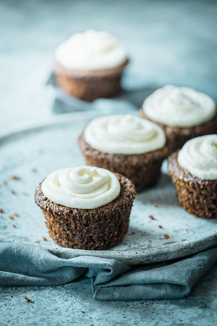 Glutenfreie Reis-Karottenmuffins