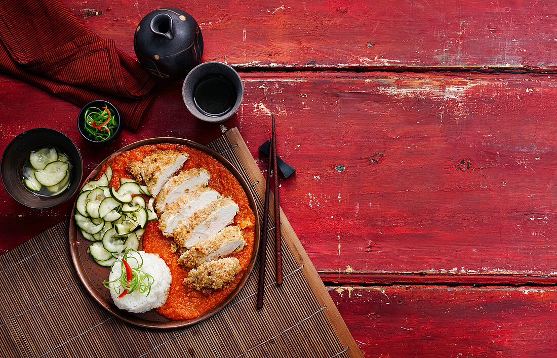 Hähnchen Katsu Curry