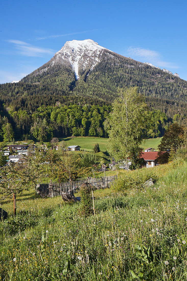 A view of the Alps near Berchtesgaden, Bavaria, Germany