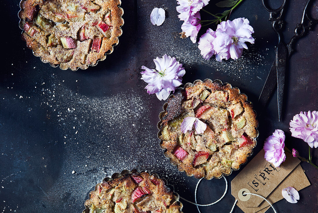 Rhubarb Clafoutis