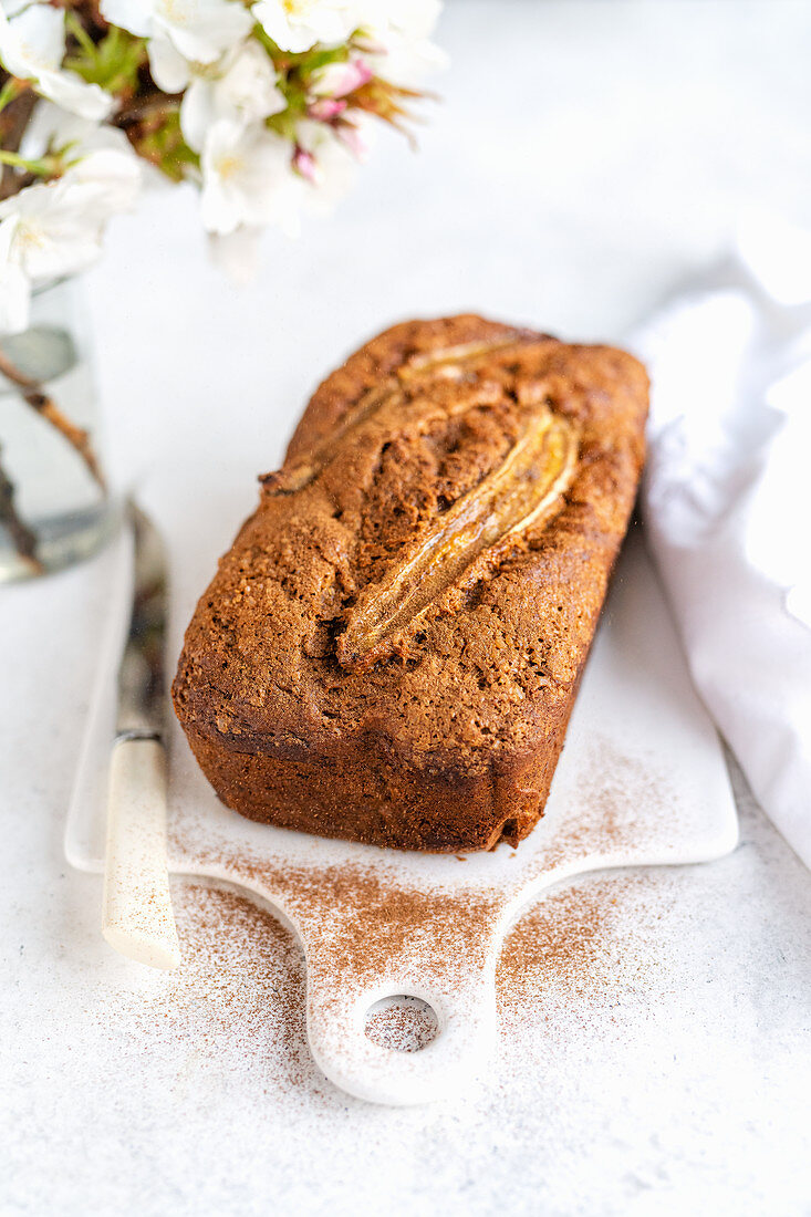 Vegan banana cake