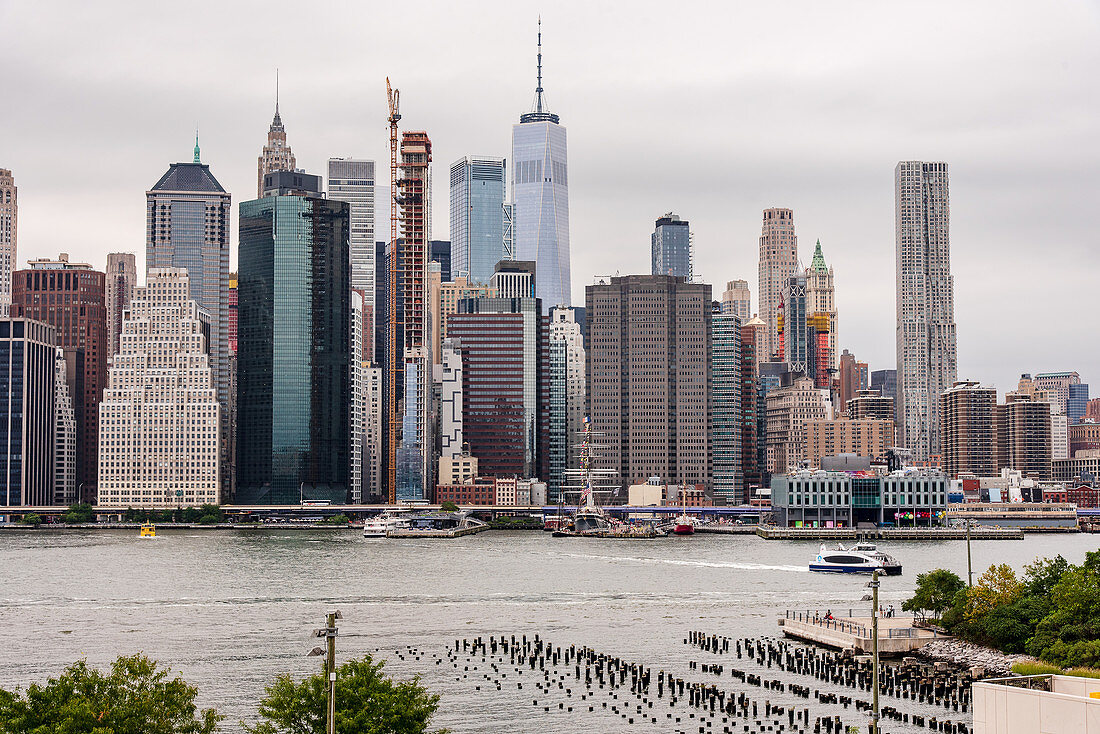 Blick auf Manhattan, New York City, USA