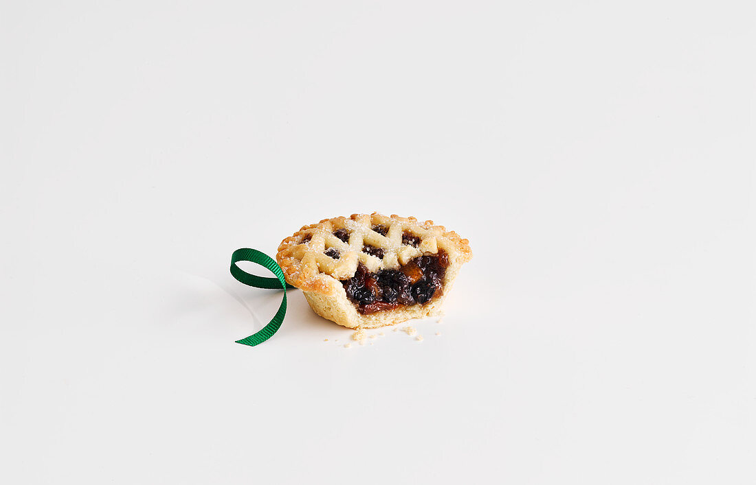 Lattice topped mince pie