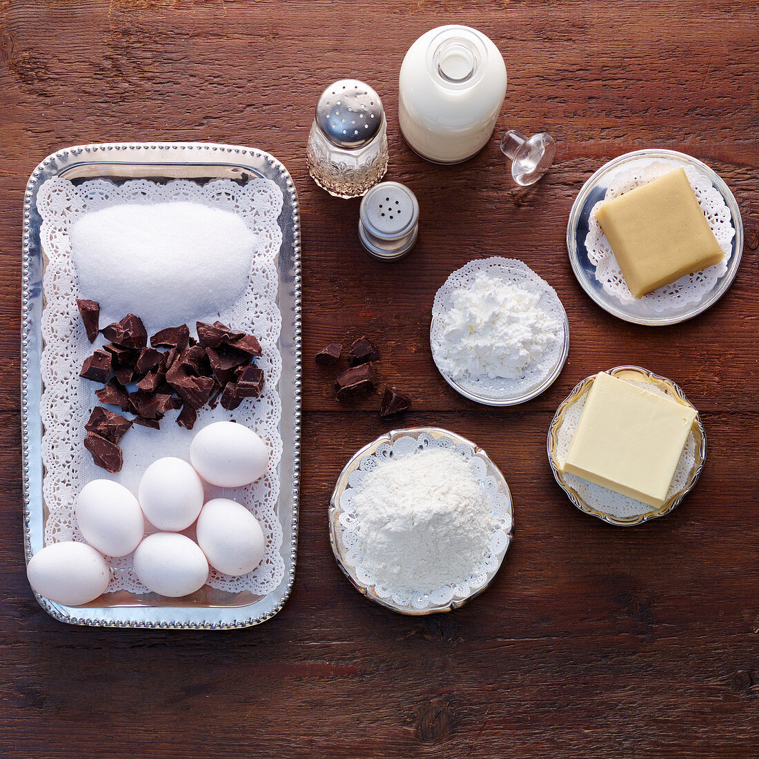 Ingredients for Baumkuchen petit fours