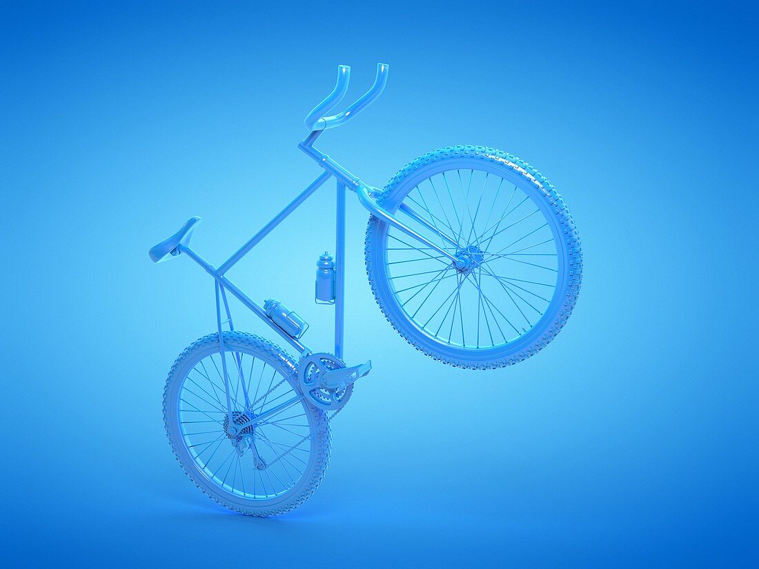 Mountain bike, illustration