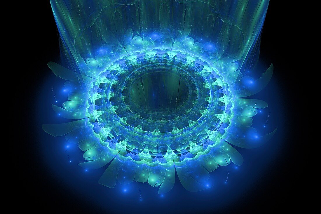 Mandala centre, fractal illustration