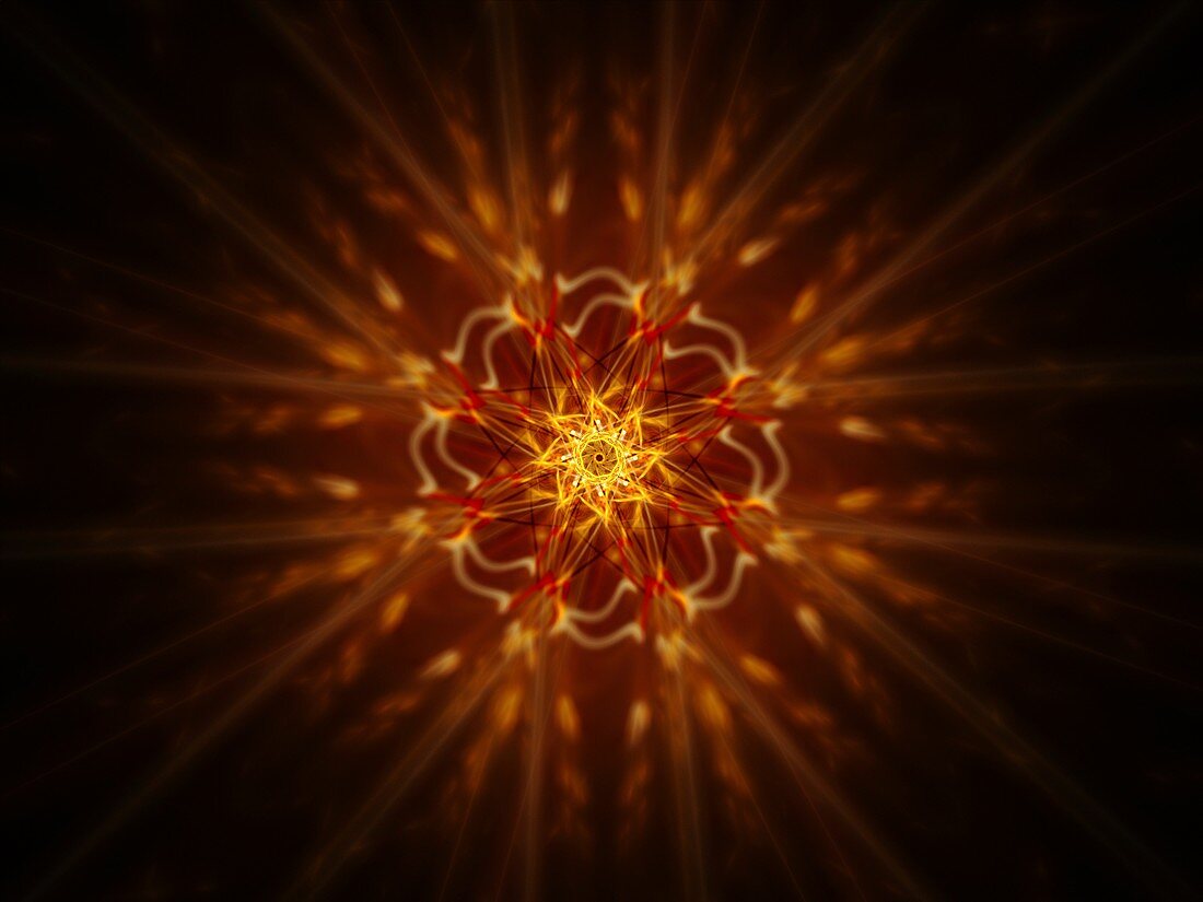 Mandala, abstract illustration