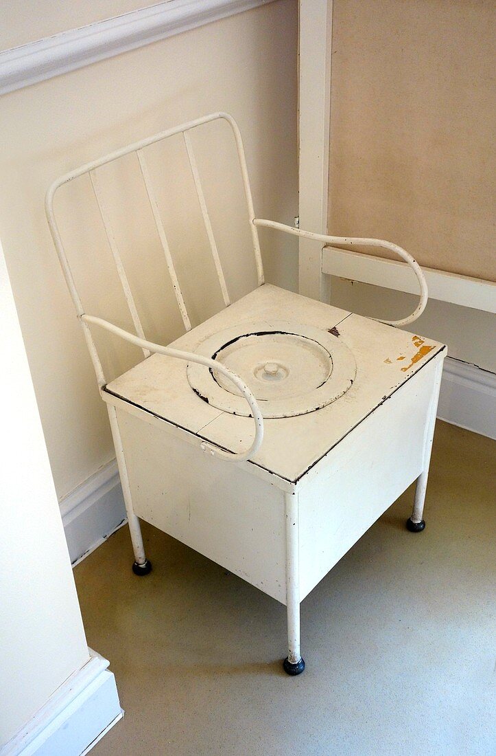 Hospital commode early 20th century