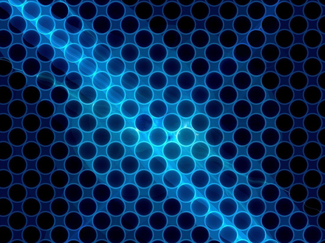 Nanotubes, abstract illustration