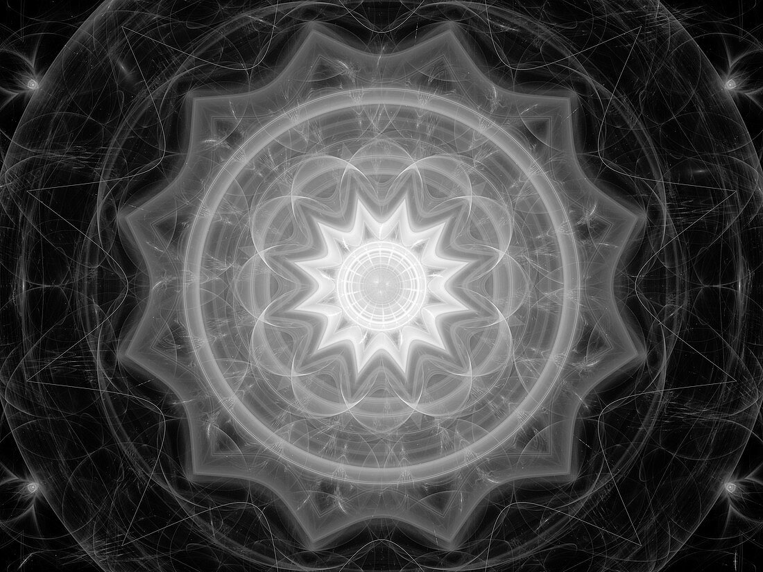 Mandala, abstract illustration