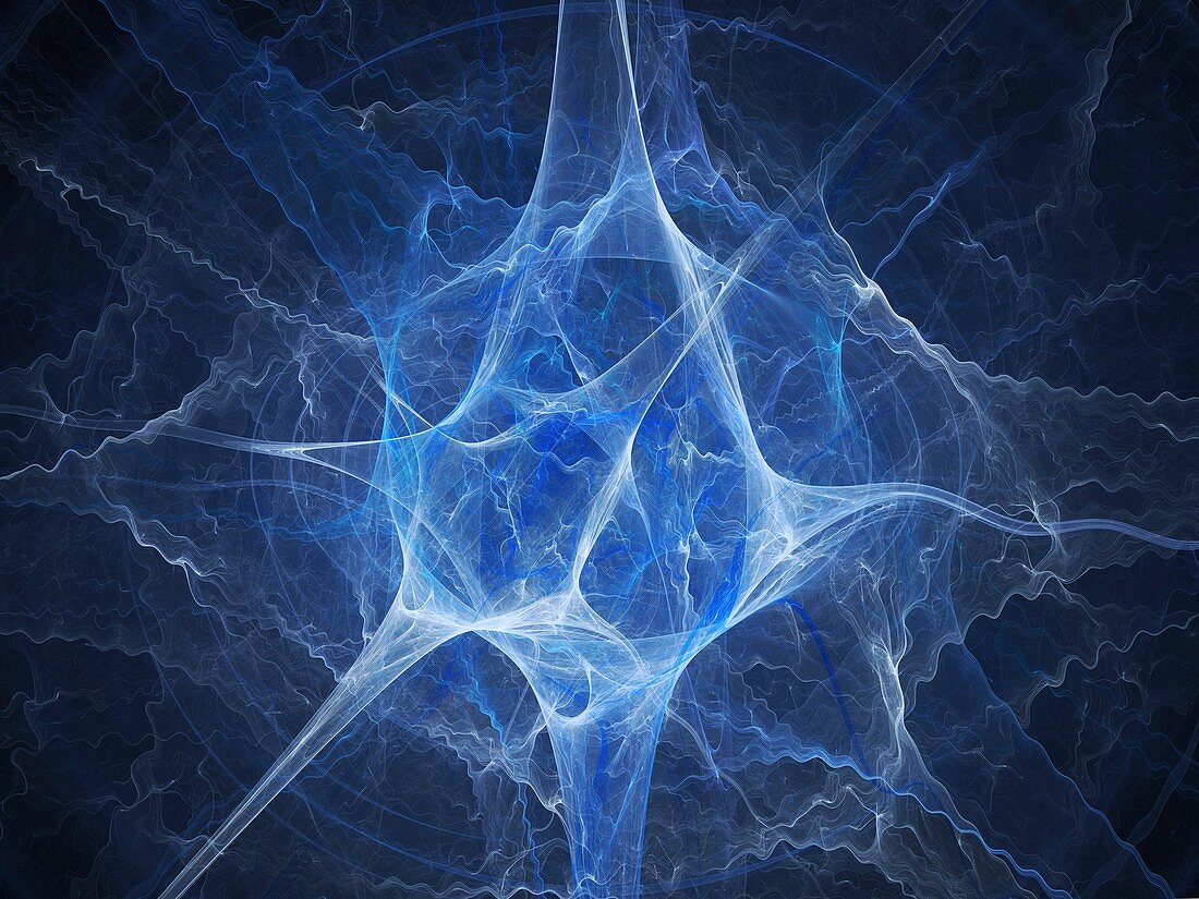Neuron, abstract fractal illustration