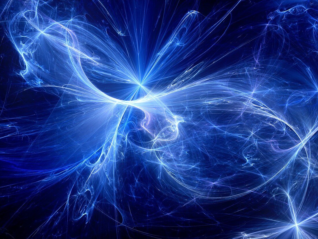 High energy plasma field, abstract illustration