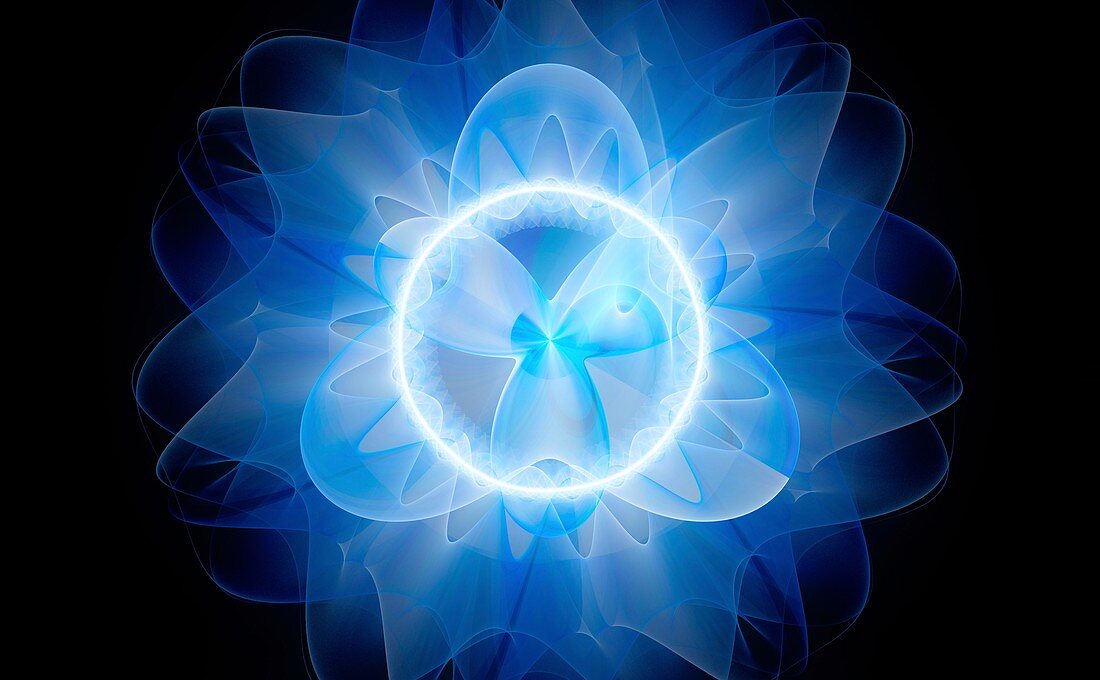 Gamma ray burst, abstract illustration