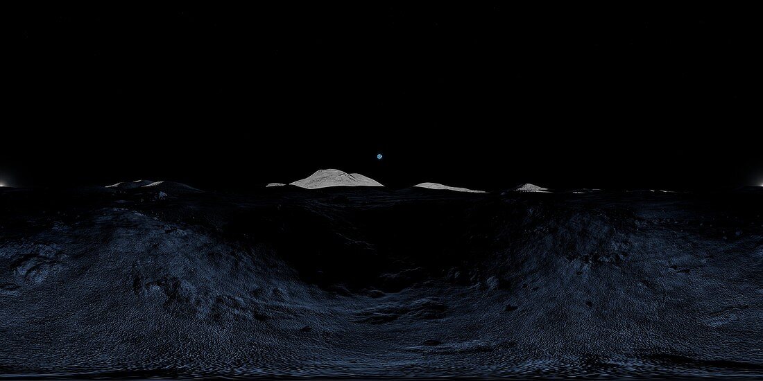 Lunar Landscape VR illustration