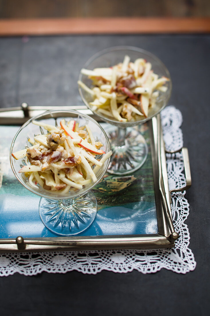 Vegan waldorf salad