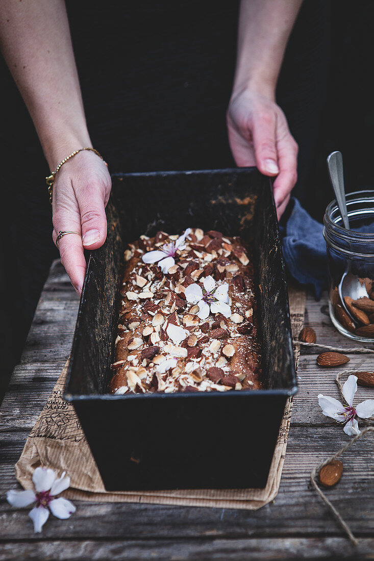 Bananenbrot in Kastenform