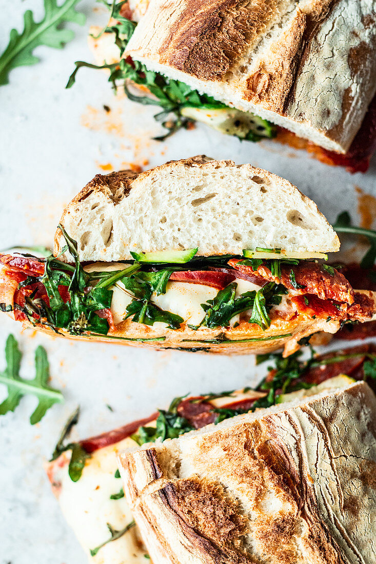 Italian style sandwich – License Images – 13201095 StockFood