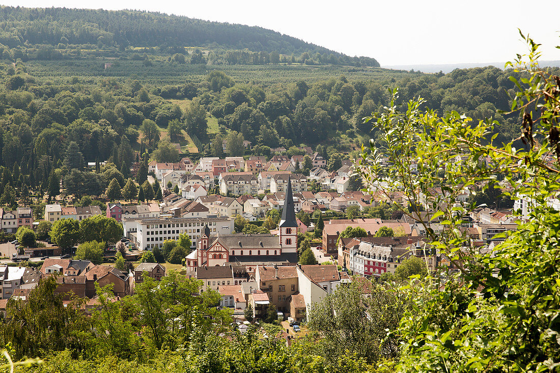 A view of Merzig, Saarland, Germany