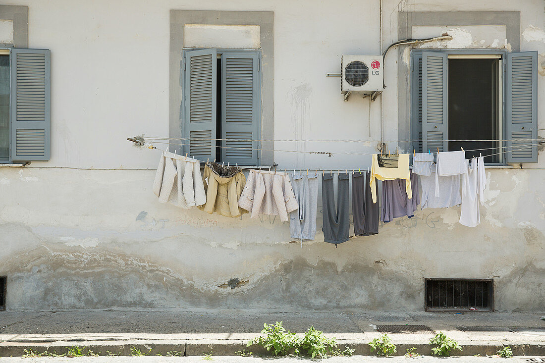 Das arme Viertel Rione Luzzatti, Neapel, Italien