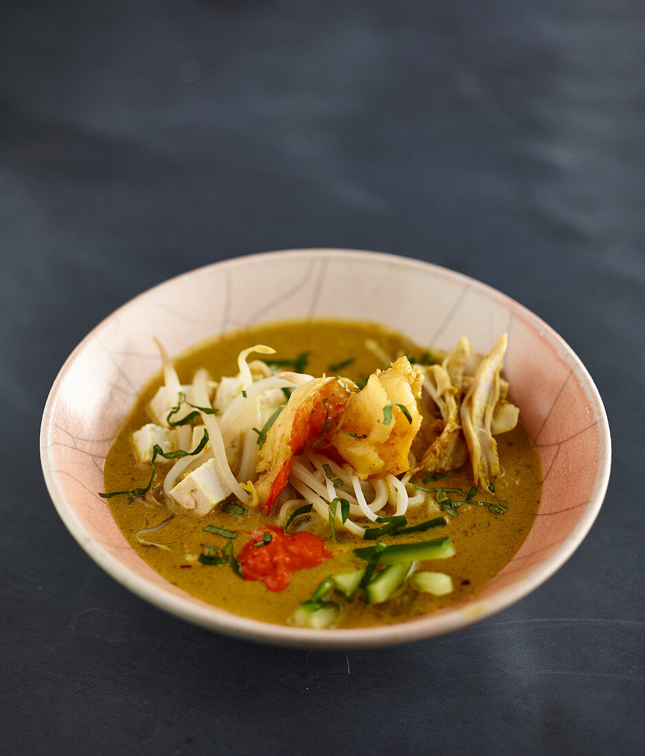 Curry Laksa (South-Asian soup)
