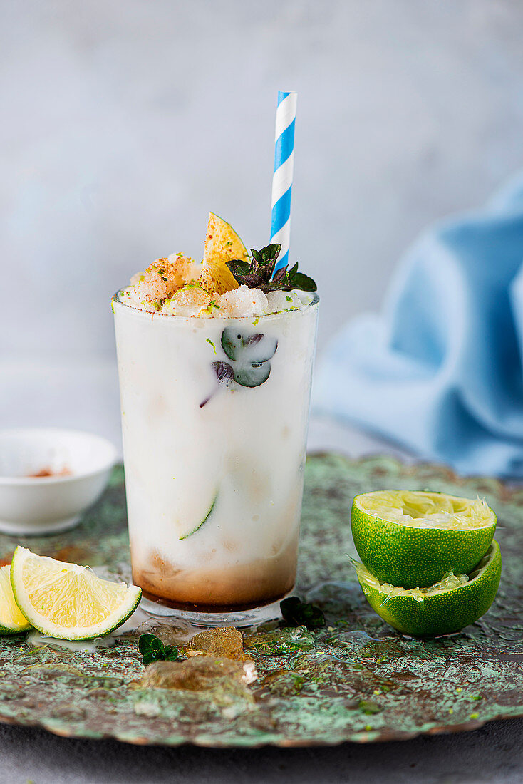 Coconut and lime shake
