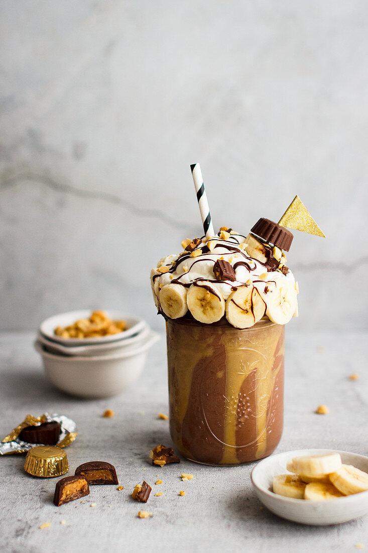 Banana Chocolate Freak Shake