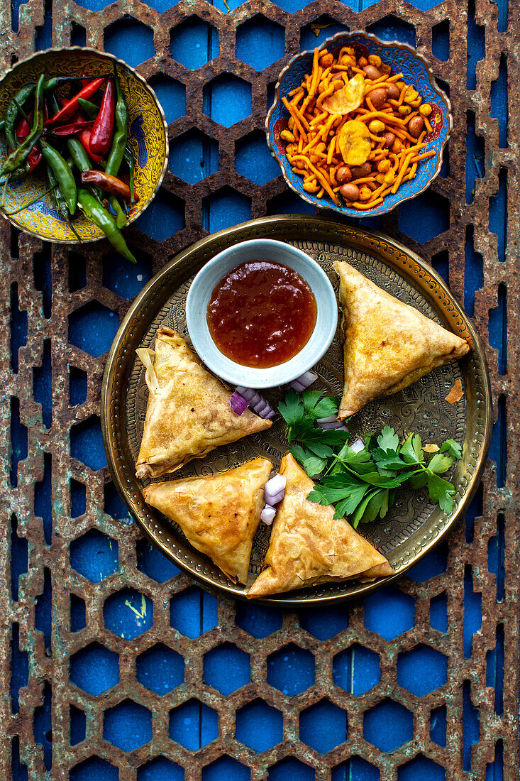 Gemüse-Samosas (Indien)