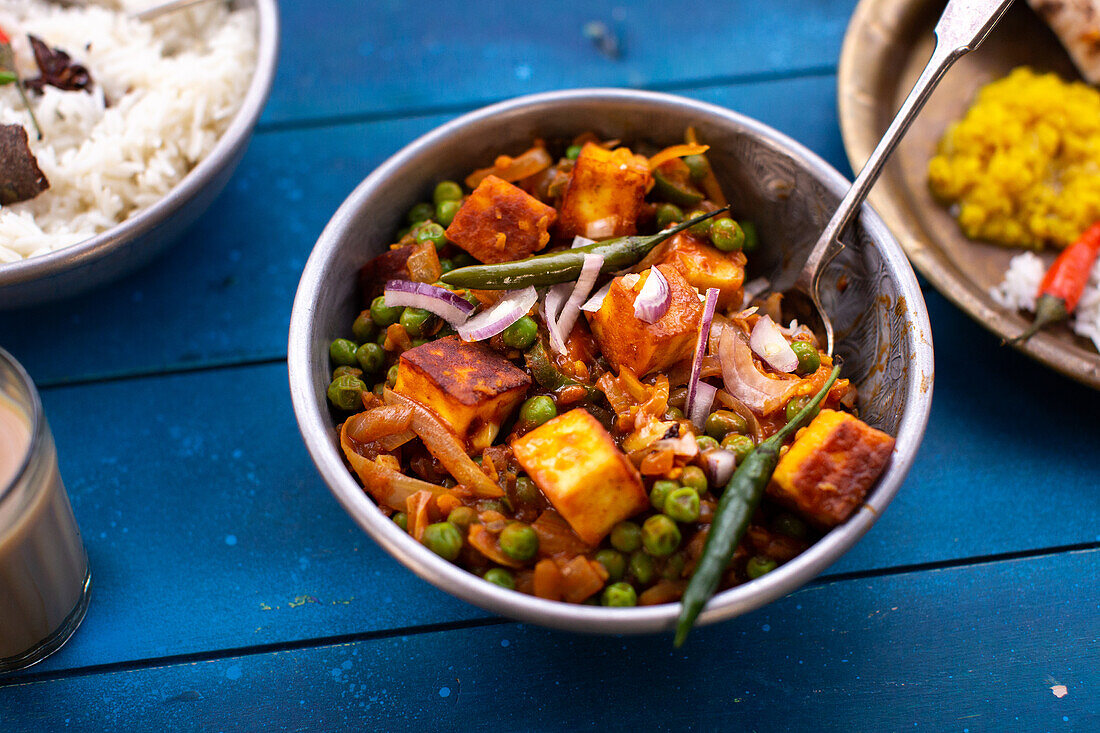 Paneer curry (India)