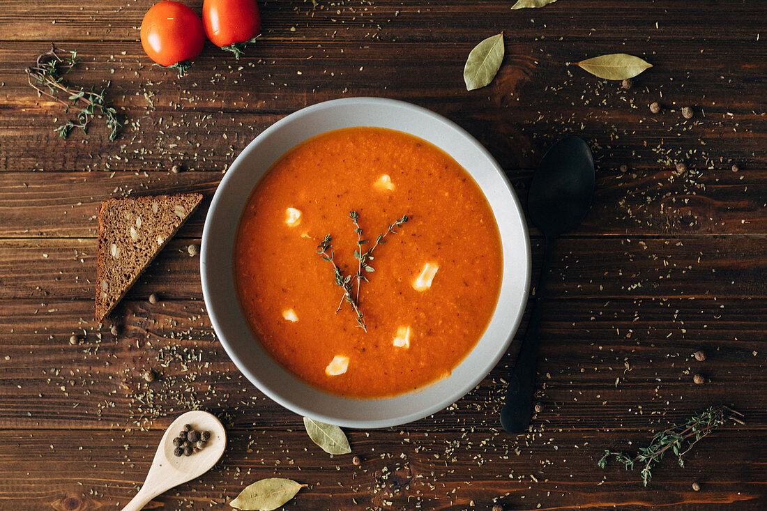 Provenzalische Tomatensuppe