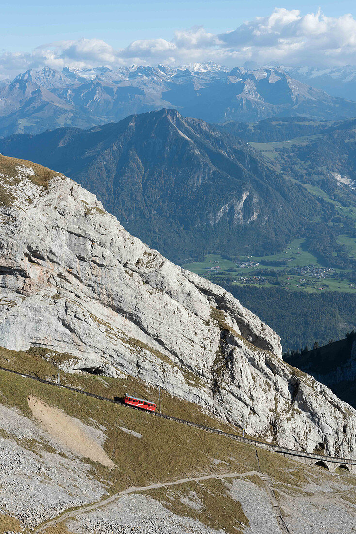 Zahnradbahn Pilatus, Kanton Luzern, Schweiz