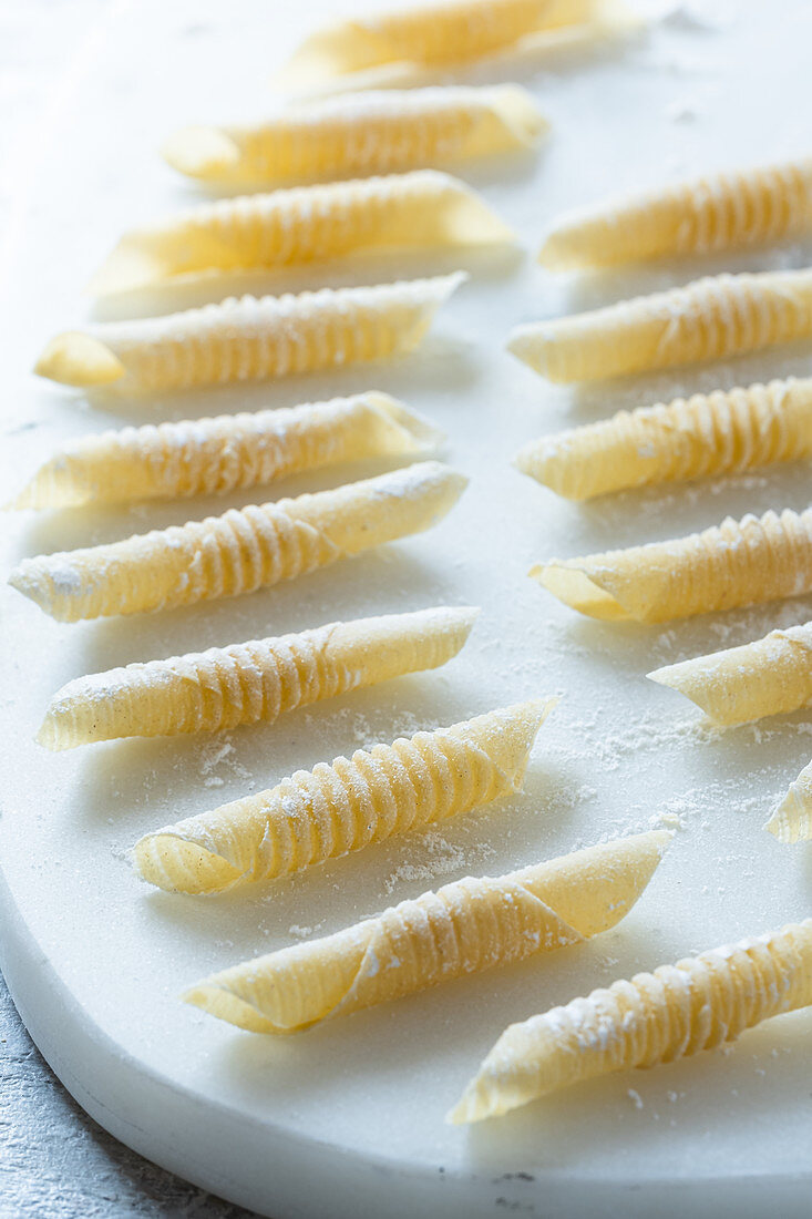 Hausgemachte Garganelli